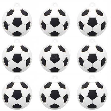 10Pcs PVC & Iron Charms FIND-SC0022-19-1
