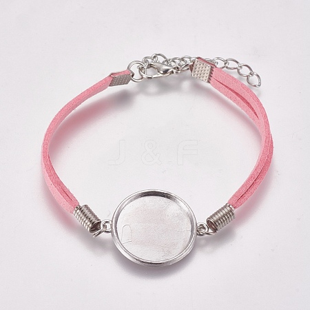 Suede Bracelet Making MAK-WH0007-01A-1