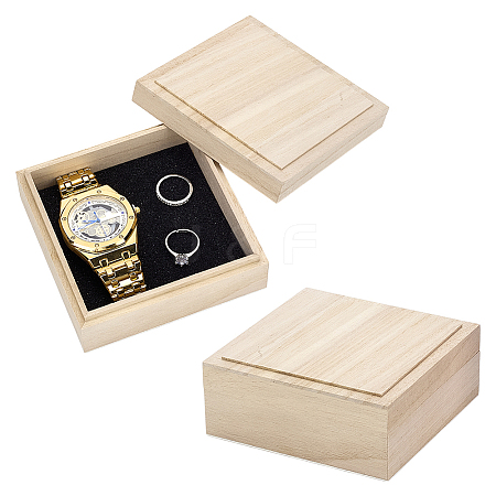 Wood Storage Boxes CON-WH0095-141A-1
