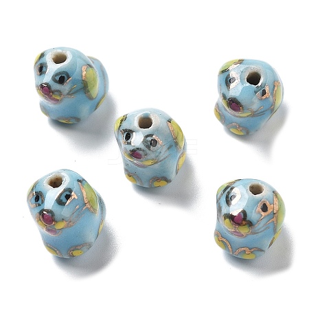 Handmade Porcelain Beads PORC-L079-10-1