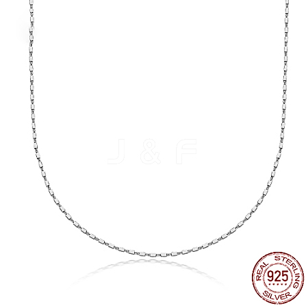 925 Sterling Silver Chain Necklace HY1372-3-1