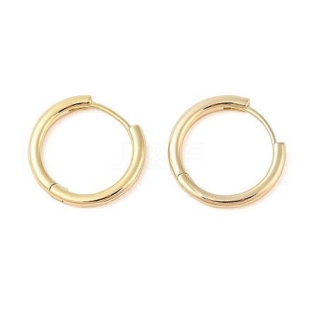 Brass Hoop Earring EJEW-Q385-01A-G-1