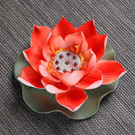 Lotus Porcelain Incense Burners PW-WG1B82B-04-1