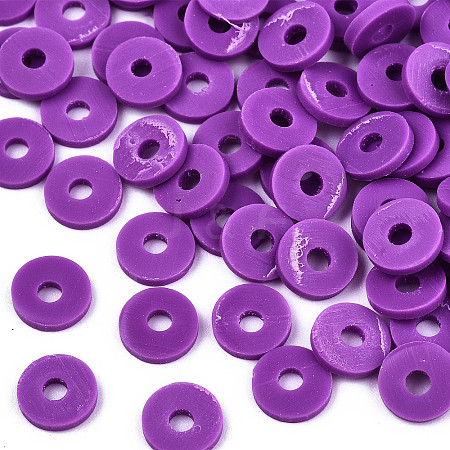 Handmade Polymer Clay Beads X-CLAY-Q251-6.0mm-61-1