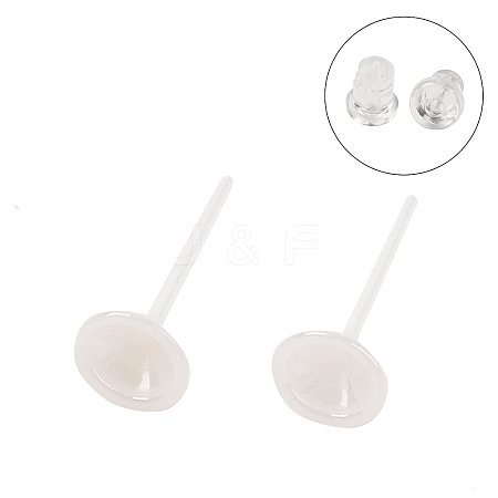 Hypoallergenic Bioceramics Zirconia Ceramic Stud Earrings EJEW-C111-03C-1