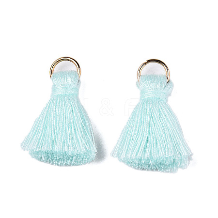 Polycotton(Polyester Cotton) Tassel Pendant Decorations X-FIND-S280-11-1