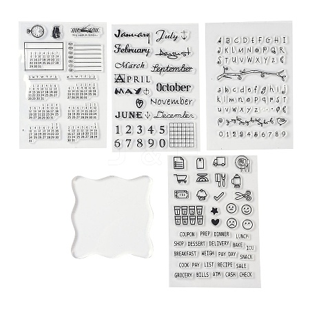 Silicone Stamps DIY-PH0019-05-1
