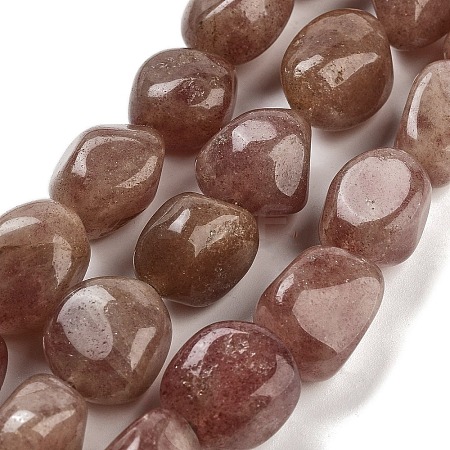 Natural Strawberry Quartz Beads Strands G-Z061-A06-01-1