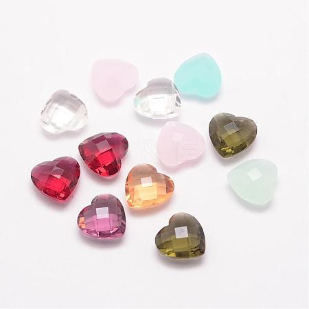 Faceted Glass Beads RGLA-P017-01-L-1