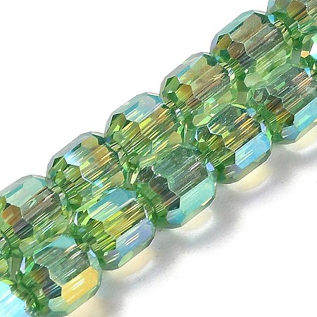 Electroplate Glass Beads X1-EGLA-D030-19K-1