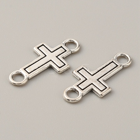Tibetan Style Alloy Connector Charms FIND-CJC0007-42K-1