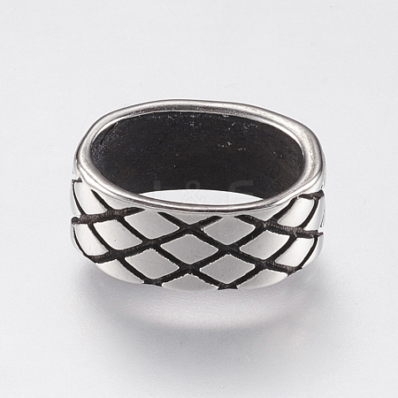304 Stainless Steel Slide Charms STAS-F144-026AS-1