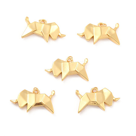 Rack Plating Brass Pendants KK-B052-14G-1