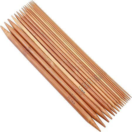  32Pcs 16 Style Bamboo Double Pointed Knitting Needles(DPNS) DIY-NB0006-62-1