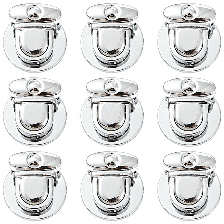10Pcs Alloy Bag Tuck Lock Clasps FIND-YW0010-92P-1