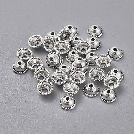 Tibetan Style Alloy Bead Caps LF5099Y-1