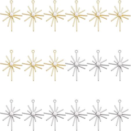 20Pcs 2 Colors Alloy Pendants FIND-FH0003-49-1