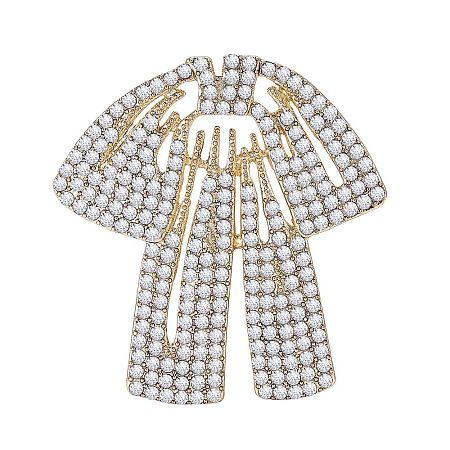 Alloy Rhinestone Brooch for Backpack Clothes PW-WG1D0EE-01-1