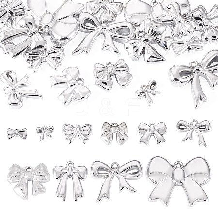 20Pcs 10 Styles CCB Plastic Pendants CCB-TA0001-19A-1