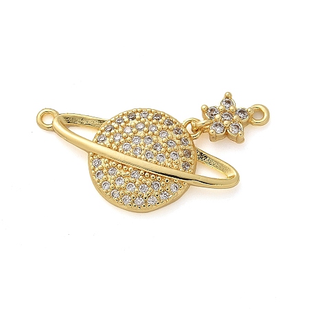 Brass Micro Pave Cubic Zirconia Pendants KK-M319-17G-1