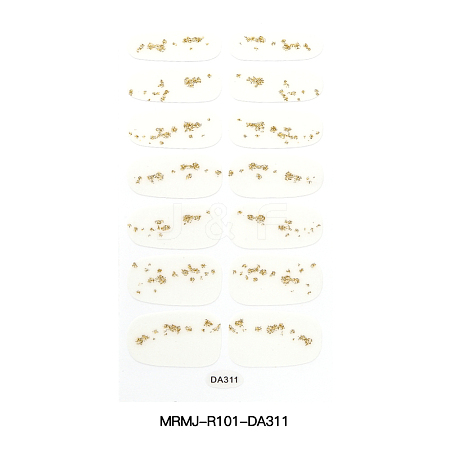 Full Cover Nail Art Stickers Stickers Decals MRMJ-R101-DA311-1