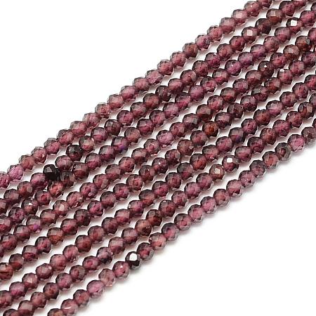 Natural Garnet Beads Strands G-S152-03-3mm-1