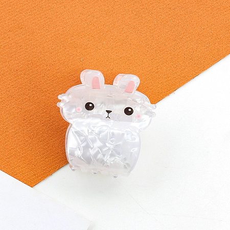 Rabbit Acrylic Claw Hair Clips PW-WG9FEC1-03-1