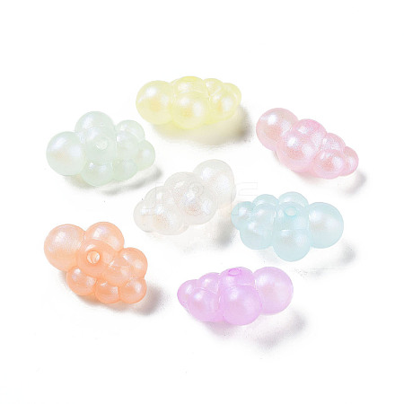 Transparent Acrylic Beads X-OACR-Z013-02B-1