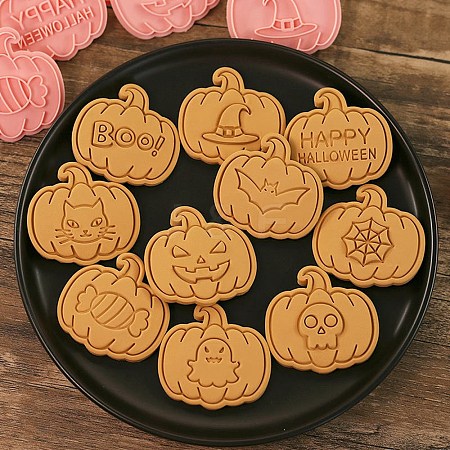 Halloween Plastic Cookie Candy Food Cutters Molds DIY-K080-10-1