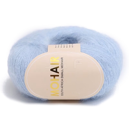 Wool Fibre Yarn for Knitting Soft Mohair Knit Long Wool Yarn DIY Scarf Crochet Thread Supplies PW-WG5D02E-25-1