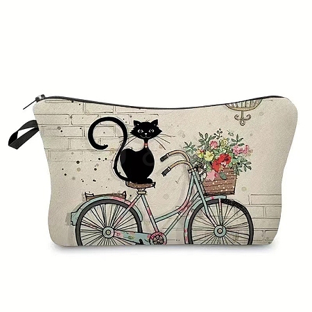 Cat Linen Waterproof Bag PW-WG12205-02-1