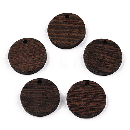 Natural Wenge Wood Pendants WOOD-T023-29B-01-1