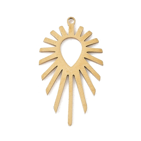 201 Stainless Steel Pendants STAS-H480-08G-1