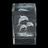 3D Laser Engraving Animal Glass Figurine DJEW-R013-01F-2