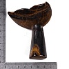 Natural Tiger Eye Whale Fishtail Figurines Statues for Home Office Desktop Feng Shui Ornament G-Q172-11C-3