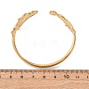 Marine 304 Stainless Steel Cuff Bangles for Women LS-BJEW-Z147-01G-05-3
