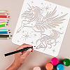 PET Hollow Out Drawing Painting Stencils DIY-WH0391-0114-3