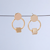 Simple Fashion Brass Stud Earrings HU4522-2