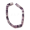 Natural Lepidolite/Purple Mica Beads Strands GG-CBA8682-B08-3