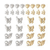 Spritewelry 32Pcs 8 Style Rack Plating Alloy Pendants FIND-SW0001-23-12