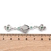 Brass Micro Pave Clear Cubic Zirconia Box Clasps KK-P291-33P-3