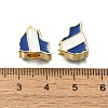 Rack Plating Brass Enamel European Beads KK-M079-05G-3