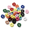 Opaque Acrylic European Beads AC-CBA9284-02-1