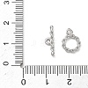 Brass Toggle Clasp KK-D289-53B-P-4