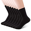 Polyester Thicken Short Socks for Girl AJEW-WH20083-001-1