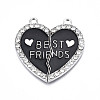 Alloy Enamel Split Pendant ENAM-S130-25A-1