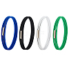 4Pcs 4 Colors Polypropylene Trash Can Rubber Bands AJEW-DJ0005-69-4