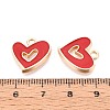 Alloy Enamel Pendants PALLOY-T092-27G-04-3