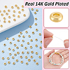 Brass Spacer Beads KK-BC0014-22C-4