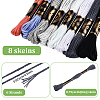 8 Skeins 8 Colors Polyester Sewing Thread OCOR-WH20074-09G-2